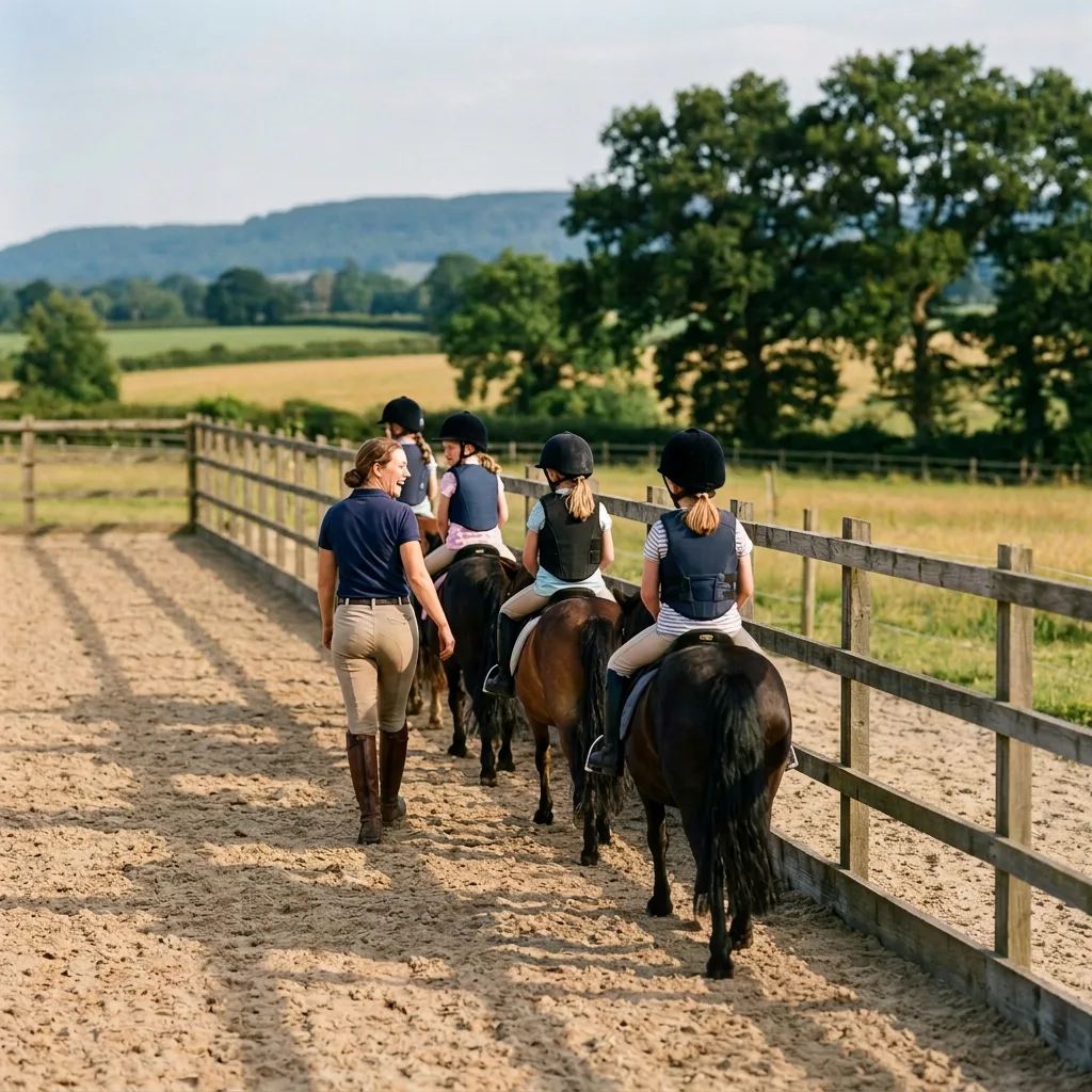 Cours de poney à Vaugneray, Rhône